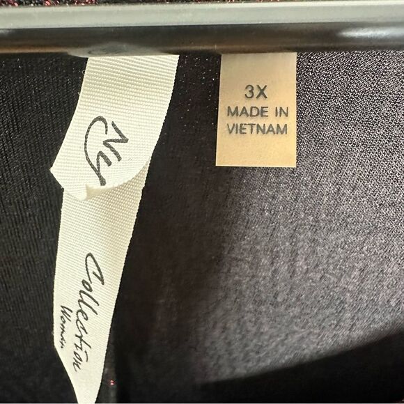 NY Collection size 3XL red top - Picture 4 of 7